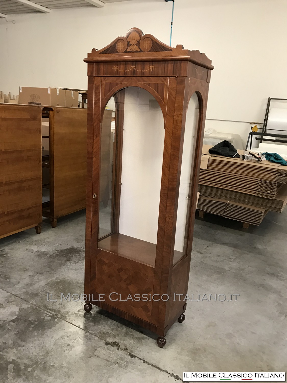 vetrinetta legno classica